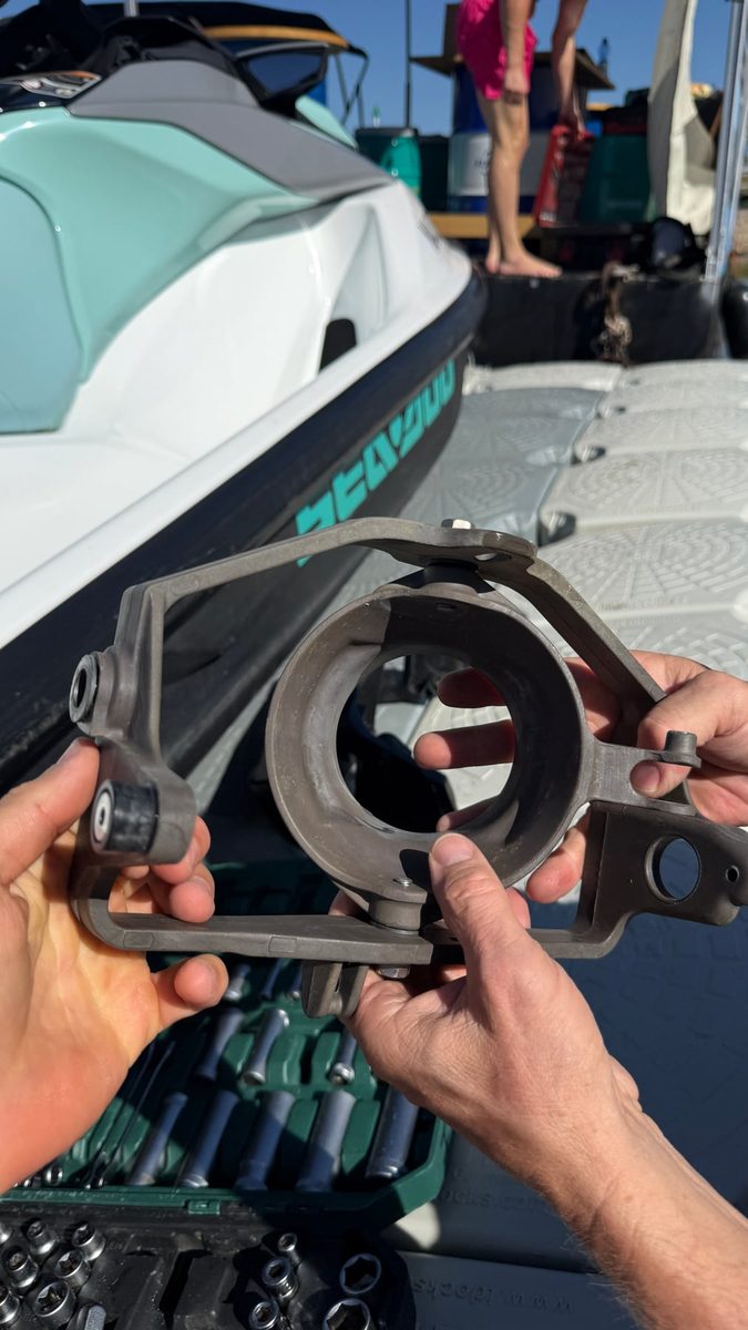 Ausgebaute Steering Nozzle