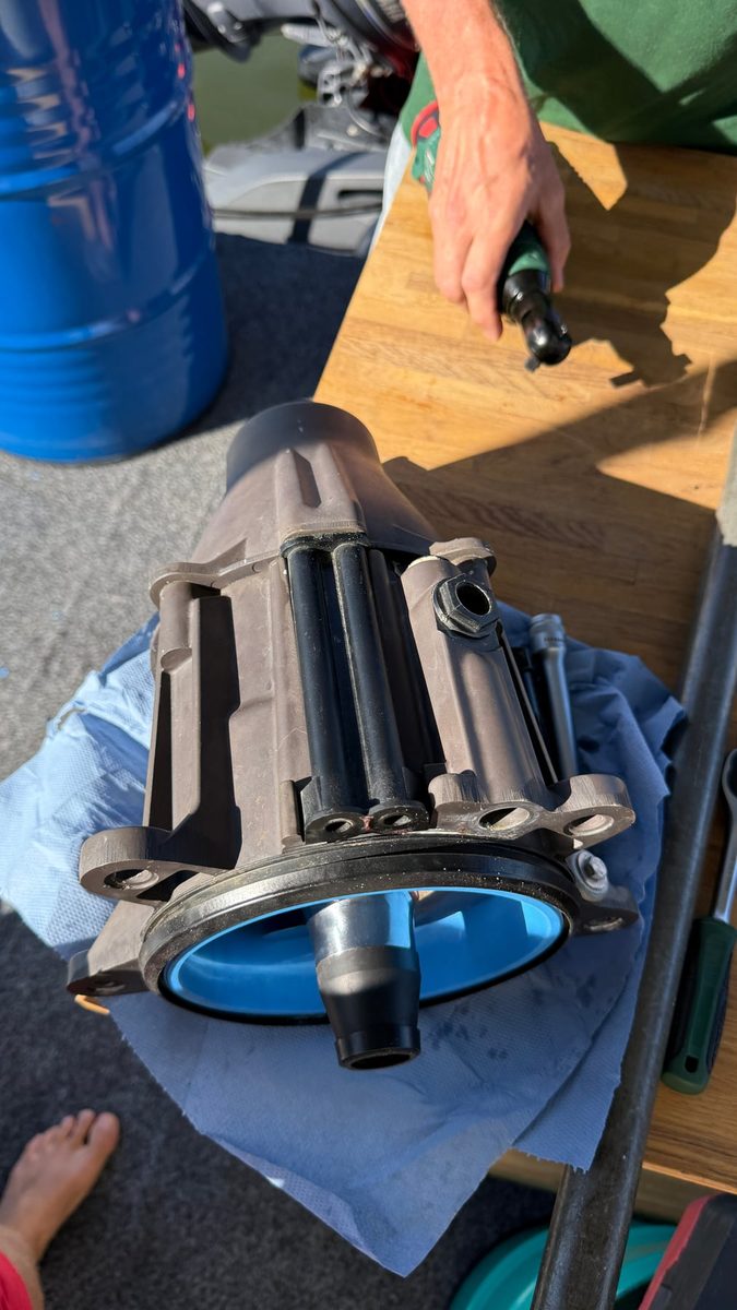 Vom Sea-Doo Abgezogene Jetpumpe