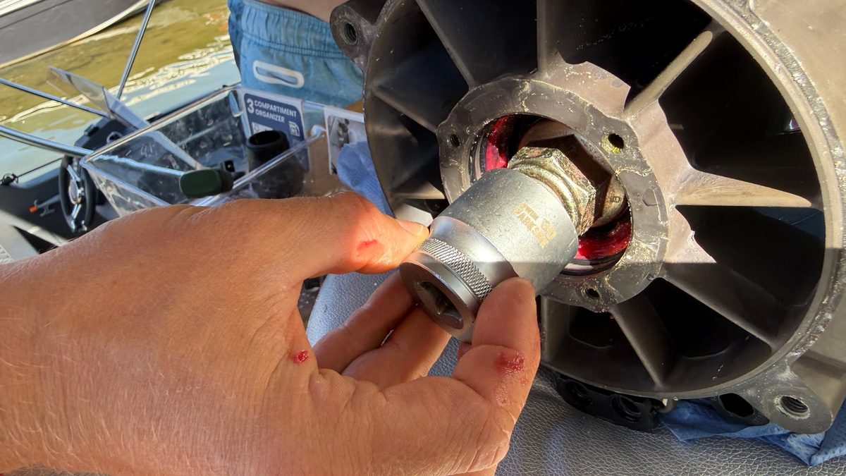 Pumpenwelle Beim Lösen Des Impellers Kontern