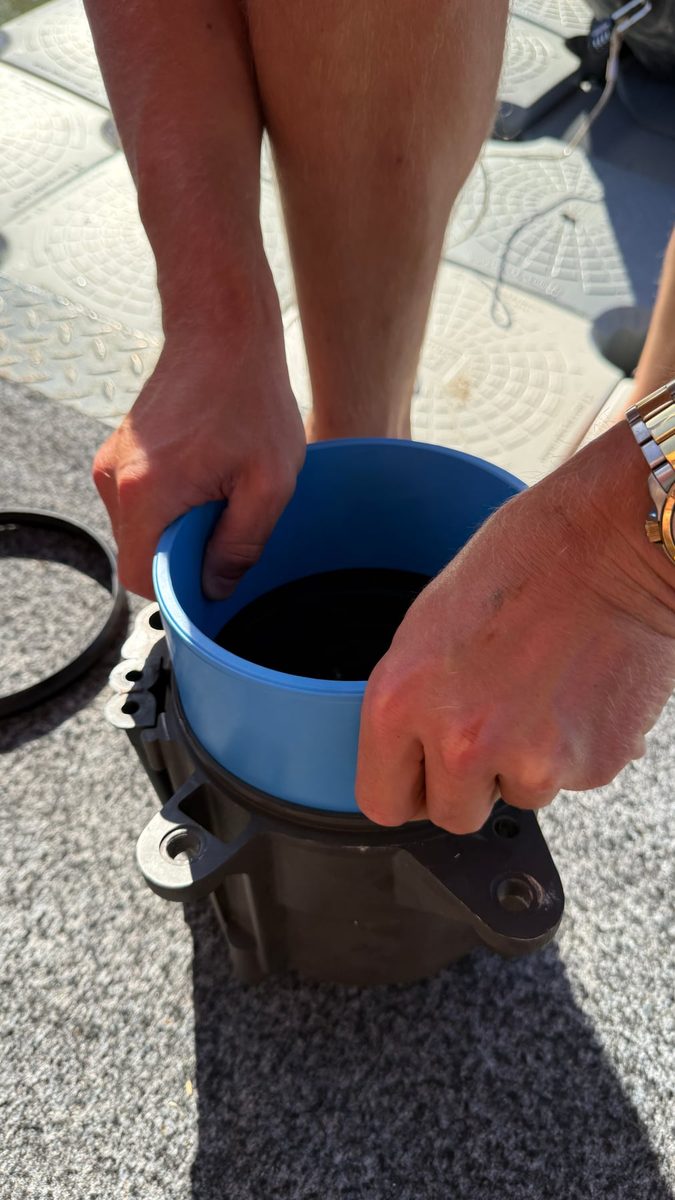 Neuen Wear Ring Gerade Am Pumpengehäuse Ansetzen