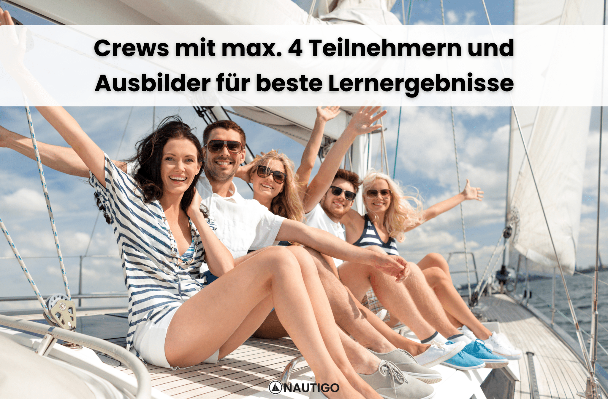 Crew An Bord Einer Segelyacht Auf Einem Sss-Törn