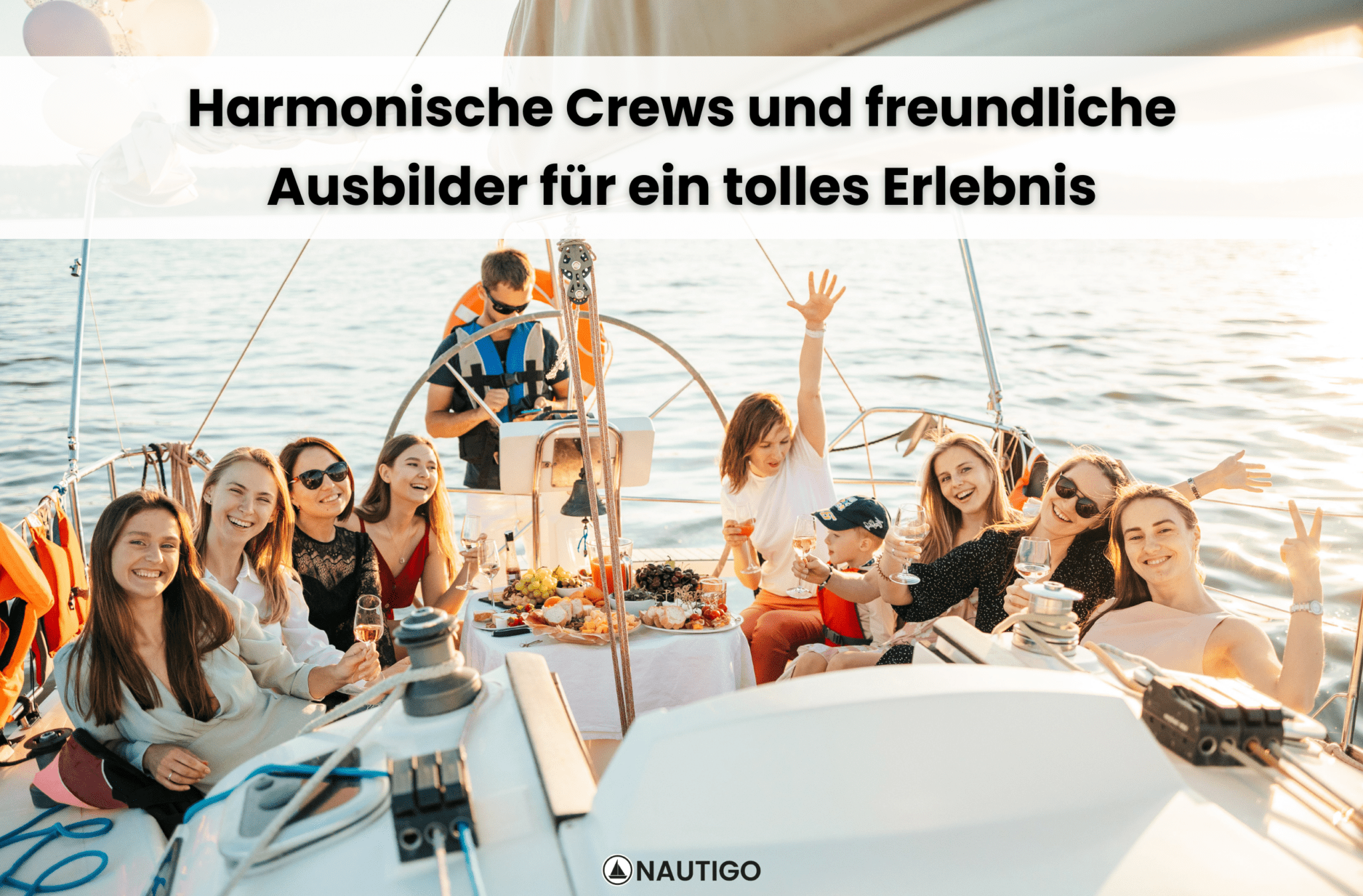 Crew Bei Der Sks-Praxisausbildung An Bord Einer Segelyacht