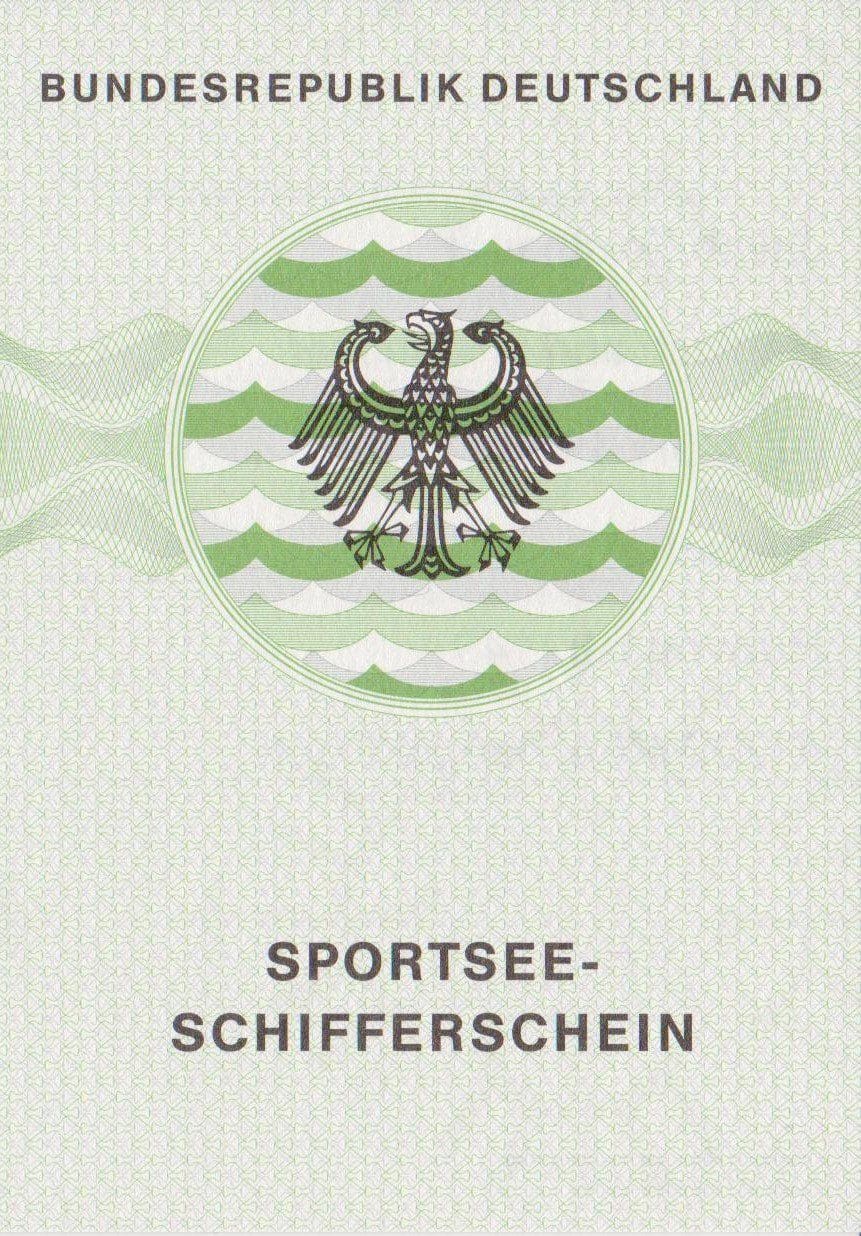 Sportseeschifferschein Sss — Vorderseite Des Offiziellen Dokuments