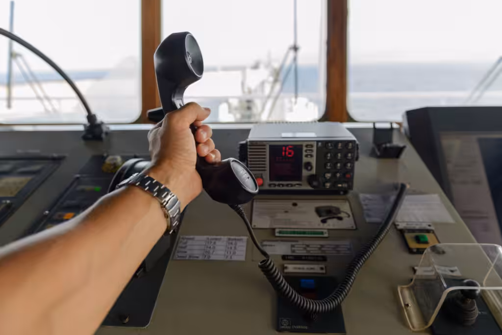 Vhf Marine Radio Cockpit Yacht