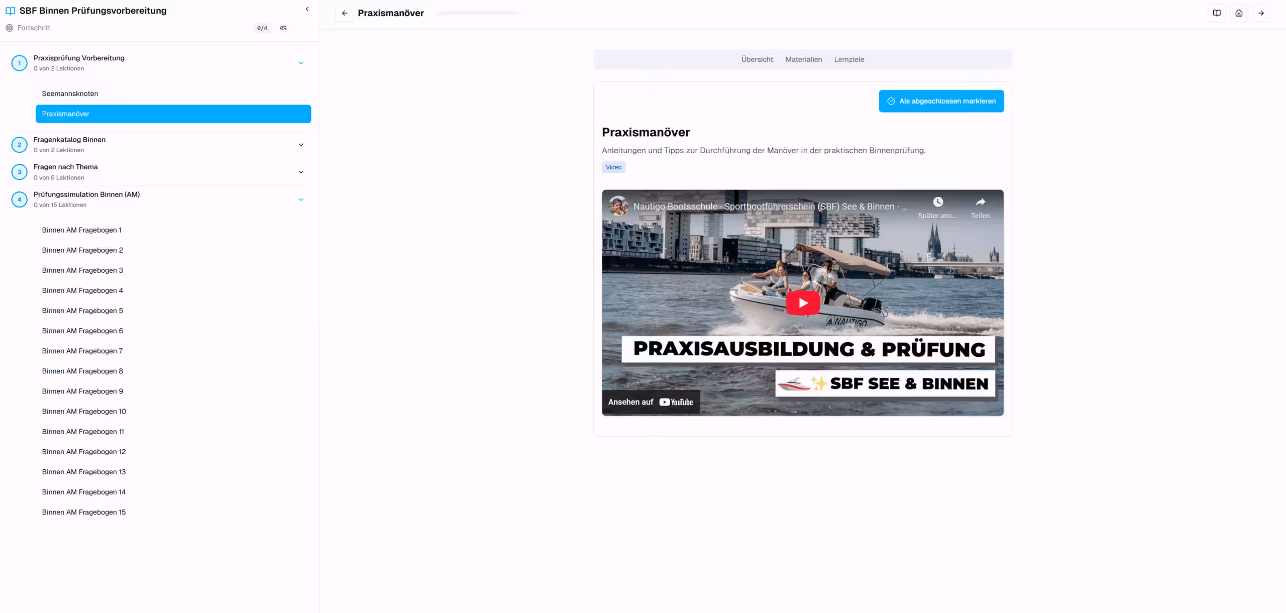 Prüfungstraining Videos