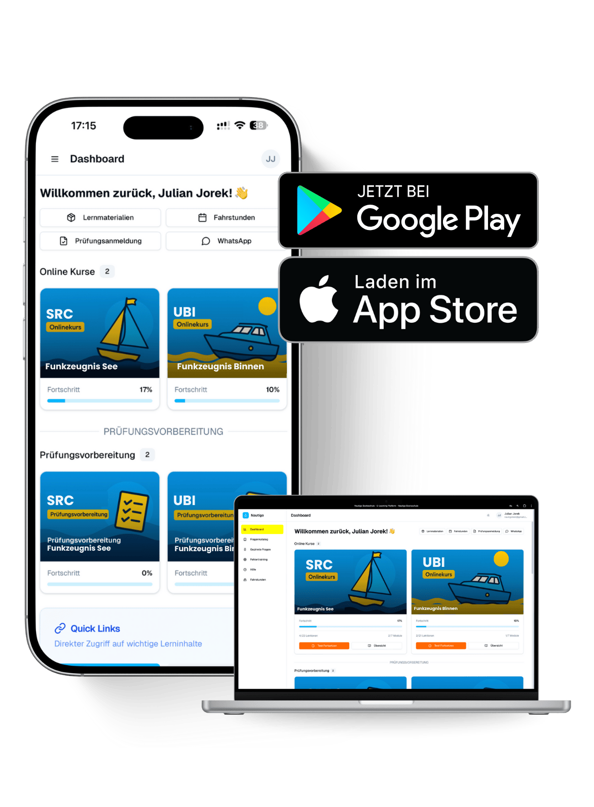 Nautigo App Mockup