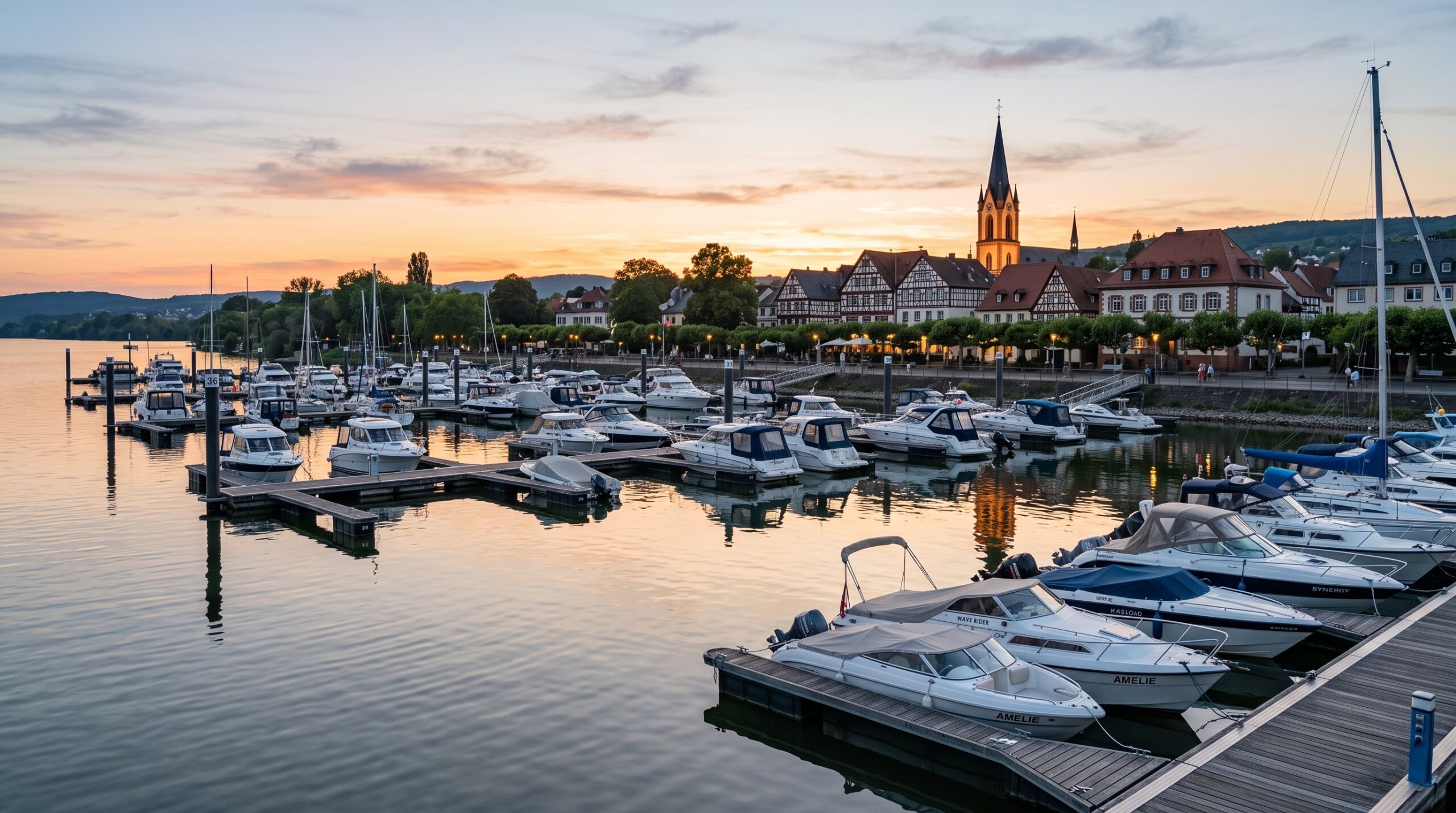 Nautigo Praxisausbildung: Sportboot in Fahrt auf dem Wasser (illustrative Aufnahme)